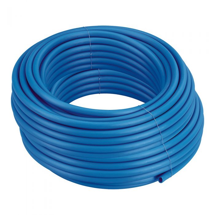 This is a product image of Blu Lock tubing in 1 inch size for irrigation.