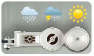 Example of irrigation rain/weather detectors