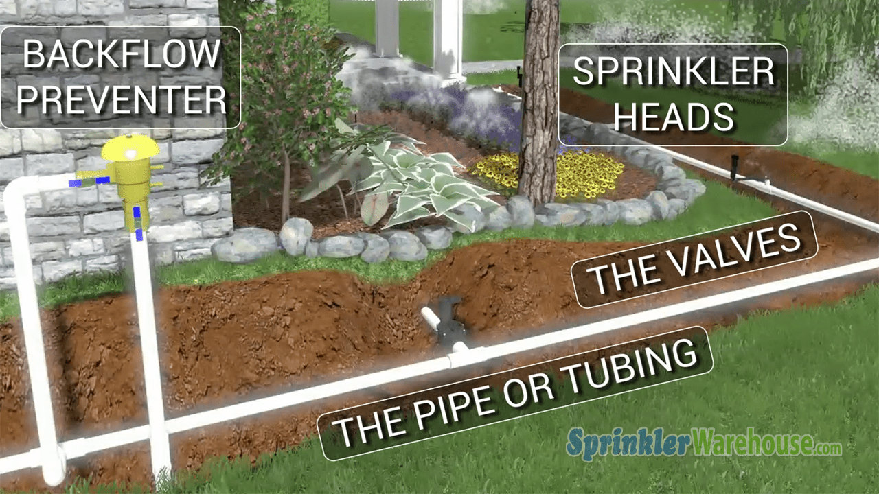 Anatomy Of A Sprinkler System Sprinkler School