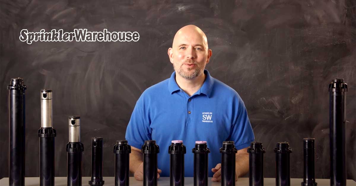 This video thumbnail is also the featured image for the article. It shows Sprinkler Warehouse Pro Dwayne Smith as he discusses the Hunter rotor models.