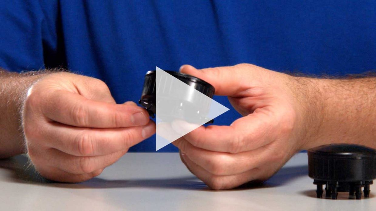 This video thumbnail shows the Sprinkler Warehouse Pro working with the DIG 4.5 GPH drip manifold.
