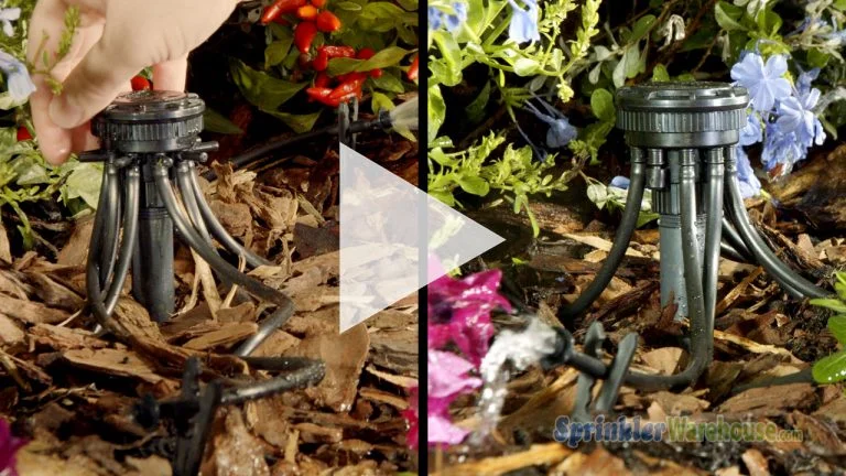 Tutorials Install & Design 15 The thumbnail includes an outdoor demonstration of the Hendrickson PR25 Manifold on brown mulch with flower landscaping in the background.