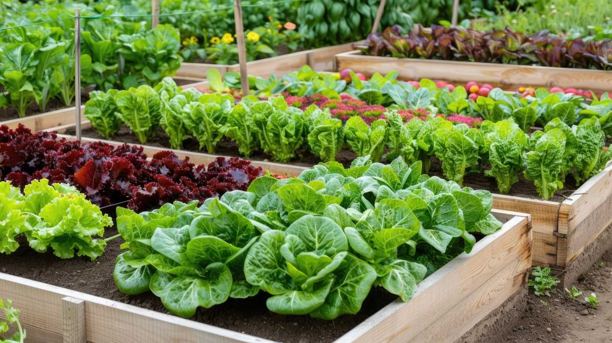 Garden Planning: How to Make a Raised Garden, Caring for Tomato Plants, Bush Bean Growing & More 1 Row of beautiful raised vegetable garden beads.